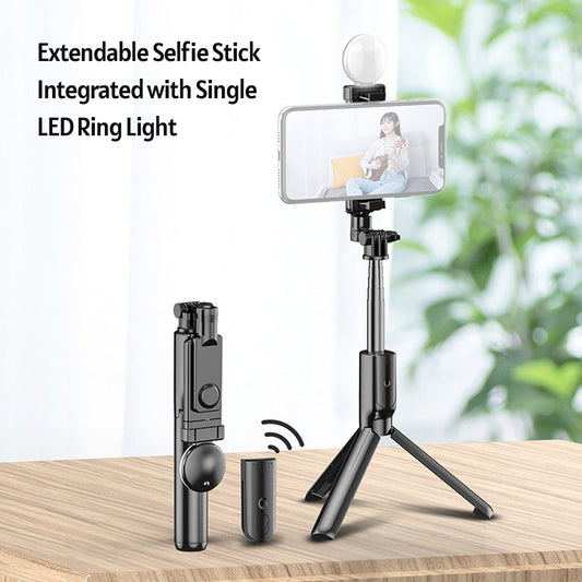 R7S-L Selfie Stick with Tripod & LED Light
