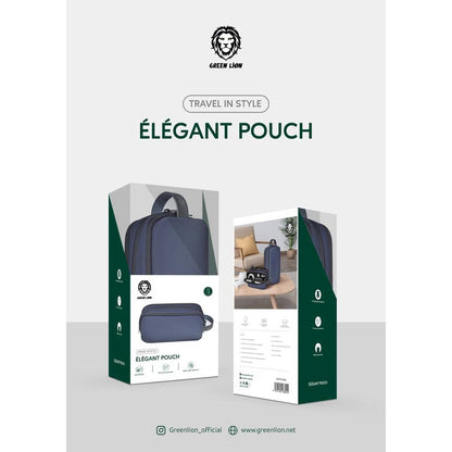Elegant Pouch Green Lion