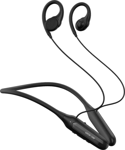 Green Lion Spirit Open-Ear Neckband - Black