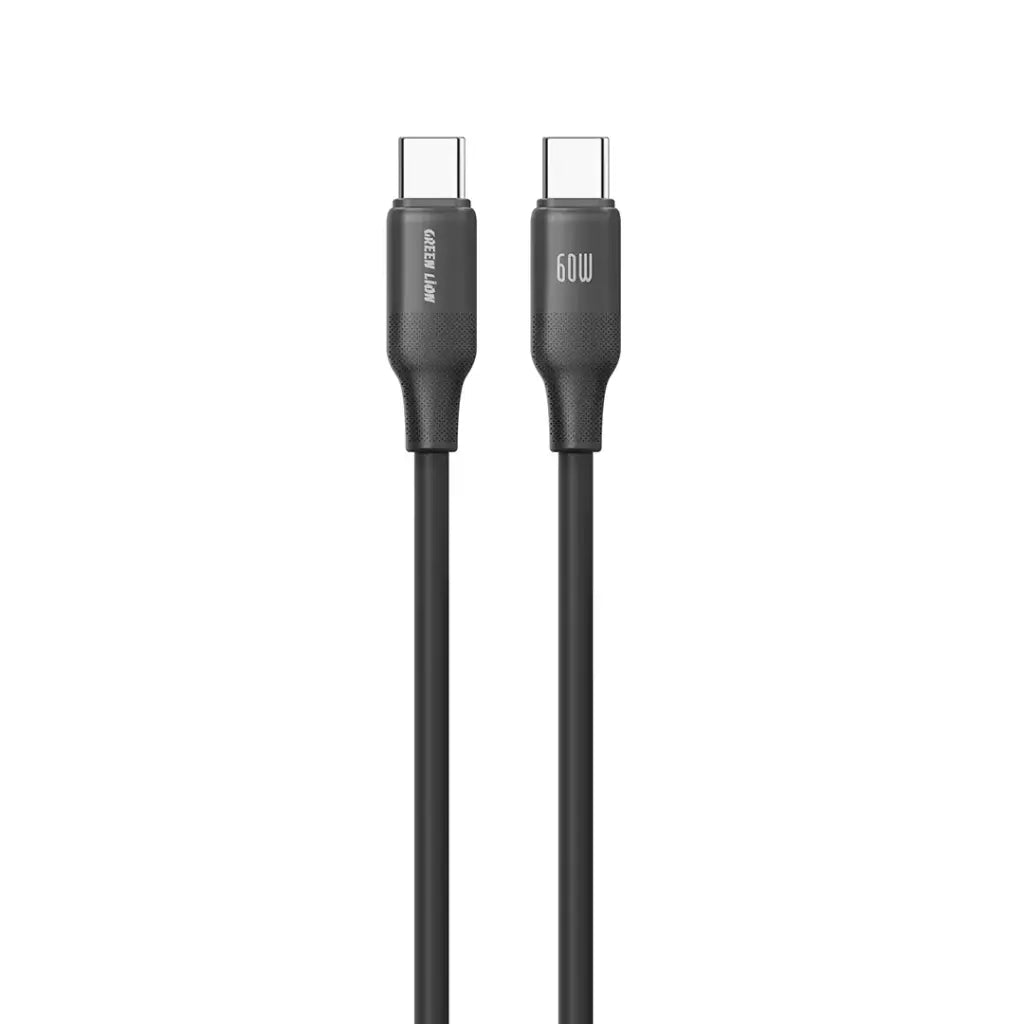 Green Lion Silicone USB-C to USB-C Cable Ultra-Flexible