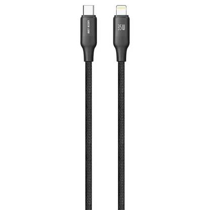 Green Lion USB-C to Lightning TPE Cable - Black
