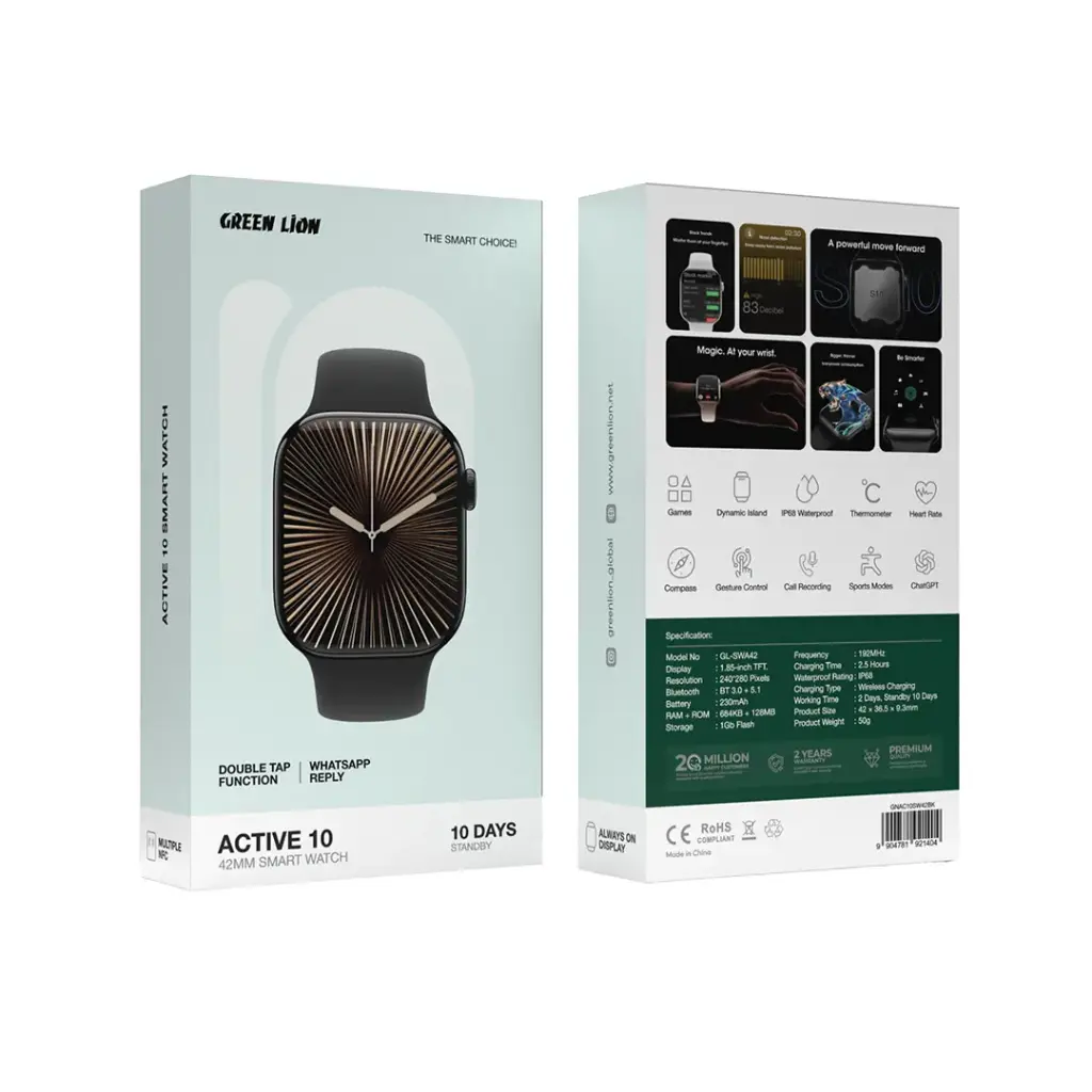 Green Lion Active 10 46mm Smart Watch