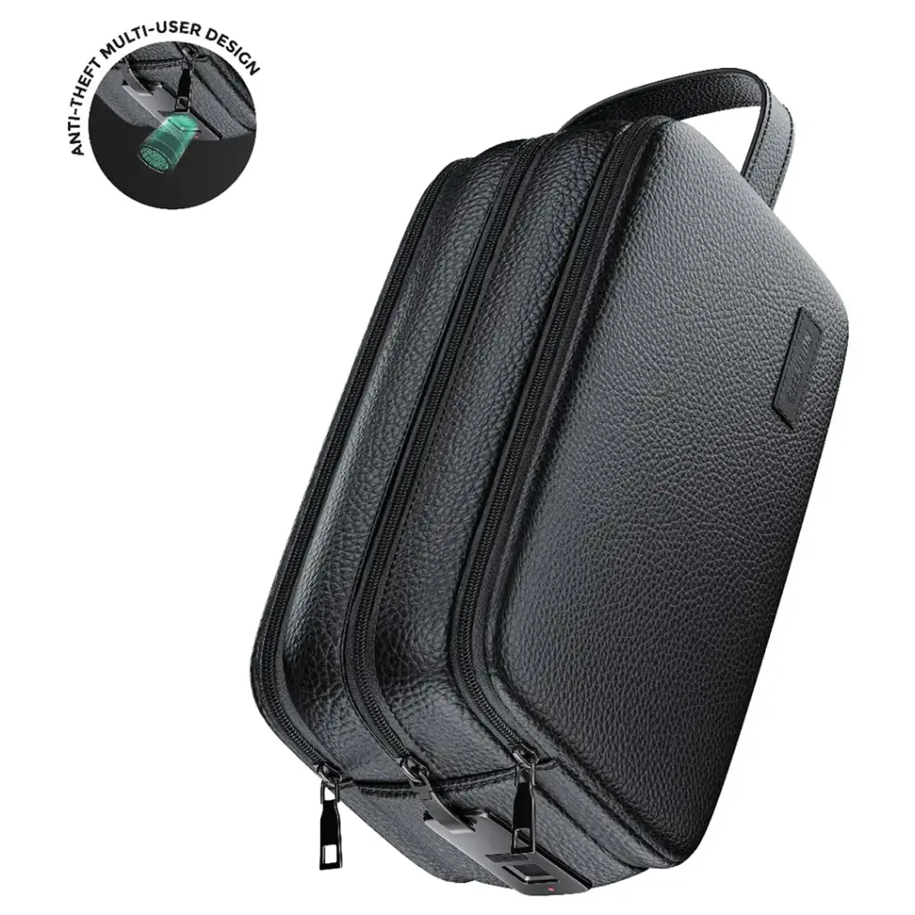 Green Lion Liora  Fingerprint Bag  - Black