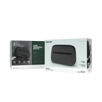 MUSEO Clutch bag  Green Lion- GREY