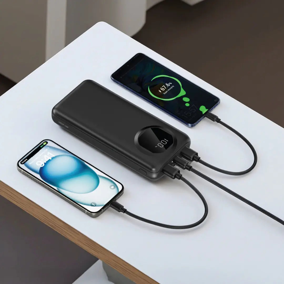 Green Lion Nairo 20000mAh Power Bank PD 20W - Black