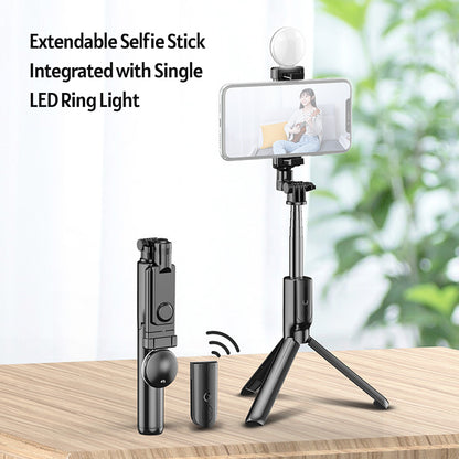 R7S-L Selfie Stick with Tripod & LED Light