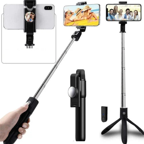 R7S-L Selfie Stick with Tripod & LED Light
