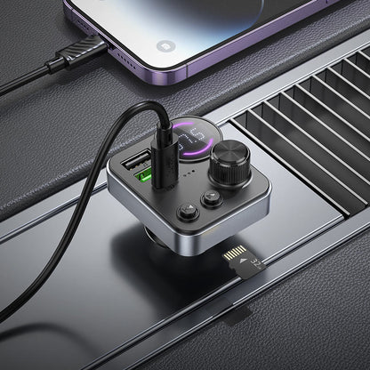 Car charger “E86 Alegria” PD30W QC3.0 with wireless FM transmitter
